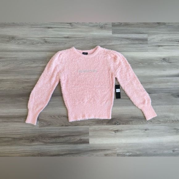 bebe Sweaters - bebe sweater, pink plush, Y2K, 00's large NWT